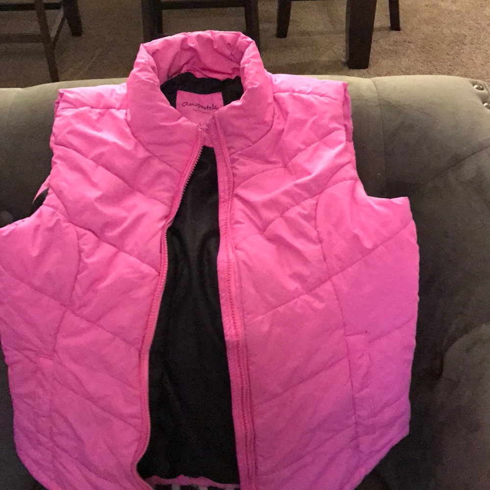 Pink Puffer Vest